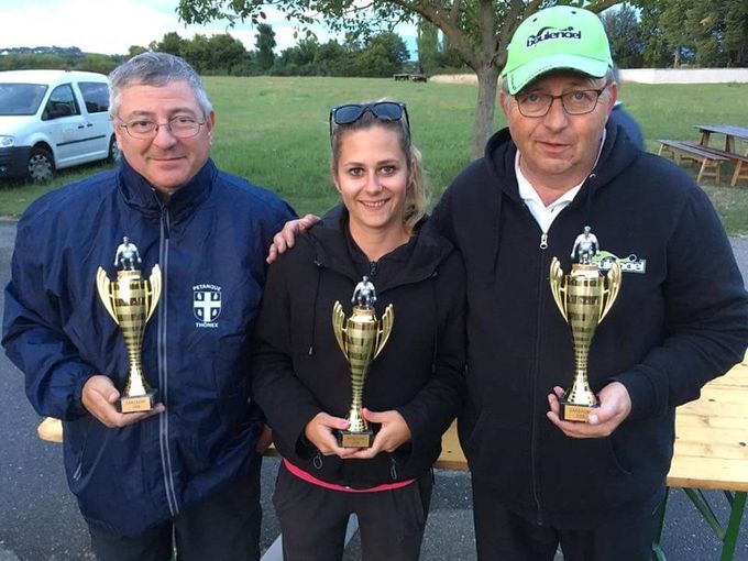 Les vainqueurs:
Thierry Bondallaz, Stéphanie Simonin et Patrick Dumusc.