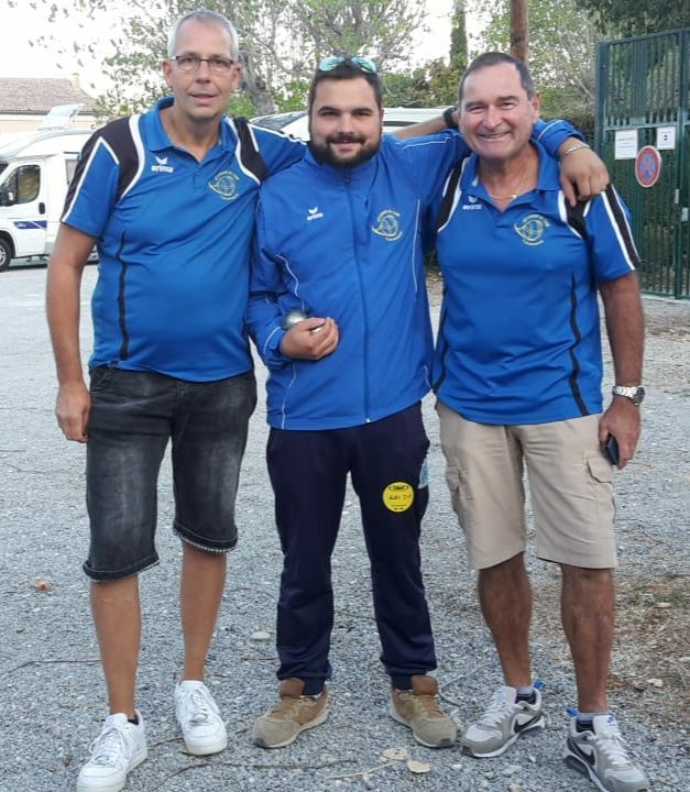 Cédric Beausire, Valentin Lauper et André Jutzet au National de Nyons (F) - samedi 28 septembre 2018