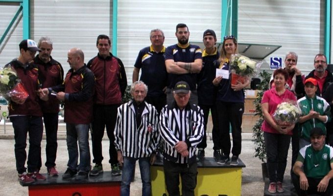 Podium du MASTERS ACGP 2018
1er Thônex 1
2ème La Genevoise 2
3ème Mategnin 2
3ème Meyrin