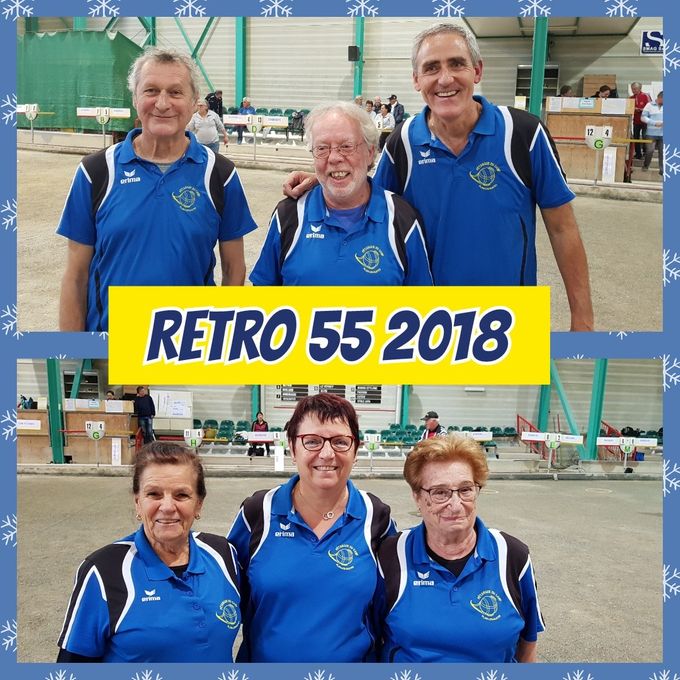 Nos deux équipes au RETRO 55 2018 - dimanche 2 décembre 2018