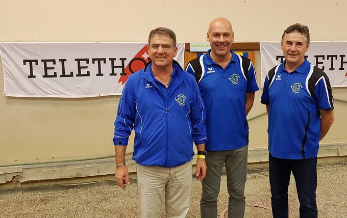 Gino Debellis, Georges Walder, Didier Bonnard
Trophée des 8 - Téléthon - Vendredi 7 décembre 2018