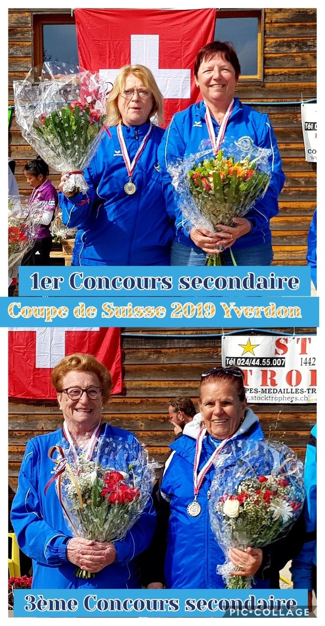 Podium pour nos dames.
Coupe de Suisse 2019 - Yverdon - 13 et 14 avril 2019