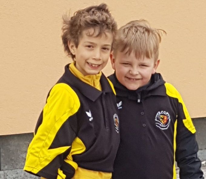 Equipe doublette GE-MIT aux Swiss Masters Jeunes de Vicques (JU) 11 mai 2019 (cat. Cadet)
Mickaël Rothlisberger (Le Camp) et Nolan Pedro Pires (La Genevoise)