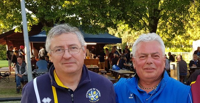 Le président Thierry Bondallaz (Thônex) avec les finalistes du championnat genevois tête-à-tête vétérans. 
1. Perler Jean-Pascal (La Genevoise)
2. Baldelli Alexandre (Le Camp)
3. Kallen Jean-Claude (Le Camp)
3. Gaillard Daniel (Euroboules)