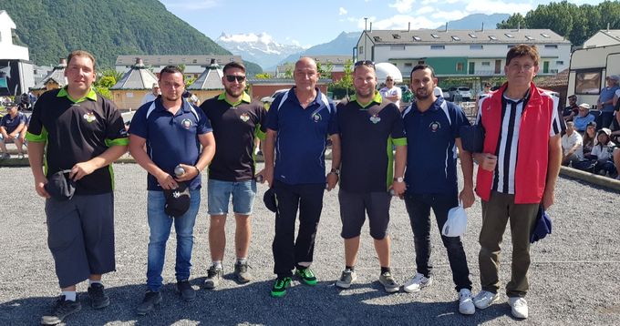 Les finalistes du championnat de Suisse triplettes A Seniors 2019.
Euroboules champion de Suisse (Taberlet Frédéric, Senezergues Didier, Billotet Jean-Marc) 
La Côtate finaliste (Boillat Julien, Vicenzi Sacha, Vicenzi Anthony)