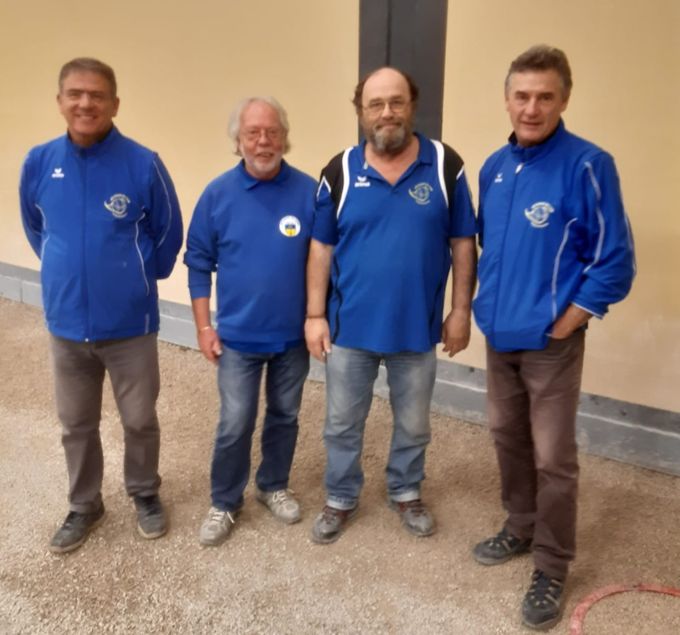 L'équipe du Camp au Master de Gex (30.11.2019)
Gino Debellis, Jean-Marc Deshusses, Yves Dubouloz, Didier Bonnard