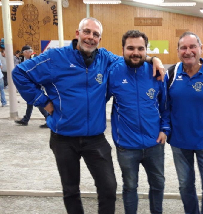L'équipe du Camp aux 16 heures de Bulle Seniors (30-01.12.2019)
Cédric Beausire, Valentin Lauper, André Jutzet