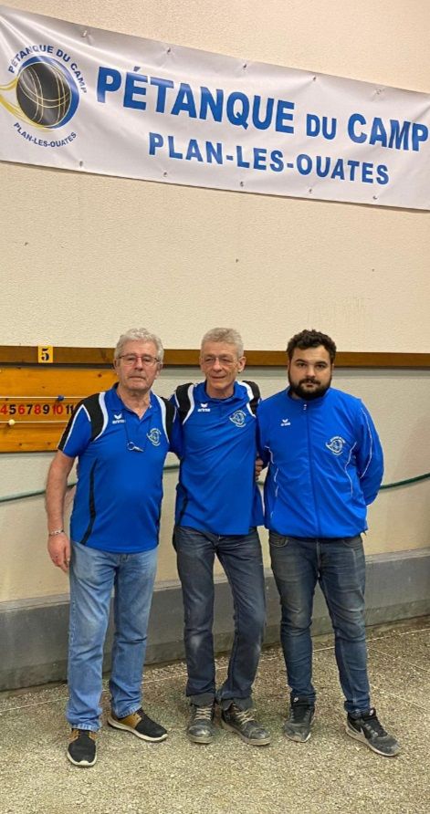 Masters Seniors de Plan-les-Ouates
Bernard Gras, Alain Merguin, Valentin Lauper (classé 8ème)
(1er et 2 février 2020)